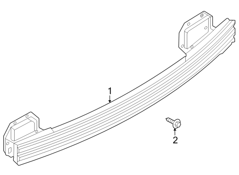 2023 Nissan ARIYA Bumper & Components - Rear Diagram 2