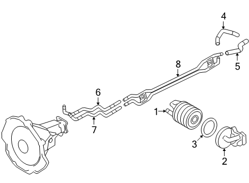 2020 Nissan GT-R Trans Oil Cooler Diagram