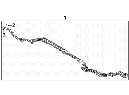 2024 Nissan Pathfinder Rear A/C Lines Diagram