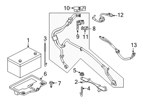 2020 Nissan 370Z Battery Diagram