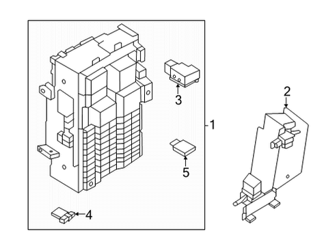 2021 Nissan Rogue Fuse & Relay Diagram 3