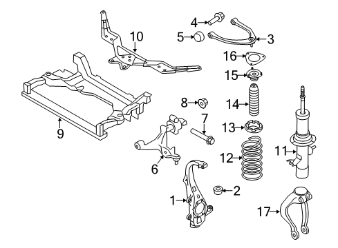 Bar Assembly-Cross,Front Diagram for 544B2-EG300