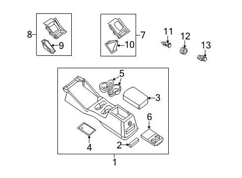 Pocket-Console Diagram for 96924-8Z800