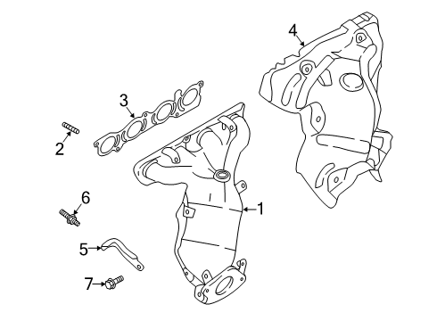 2021 Nissan Kicks Exhaust Manifold Diagram