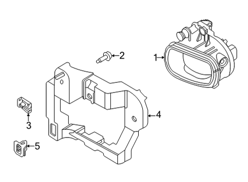 2021 Nissan Rogue Fog Lamps Diagram