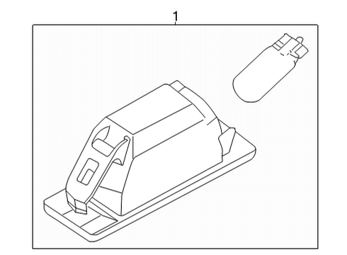 2021 Nissan Sentra License Lamps Diagram