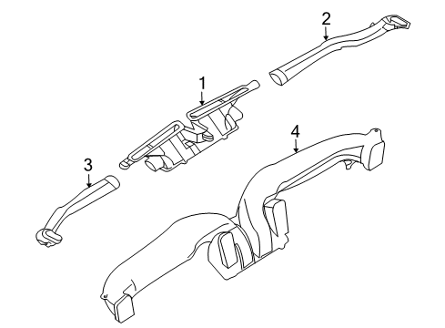 2020 Nissan 370Z Ducts Diagram