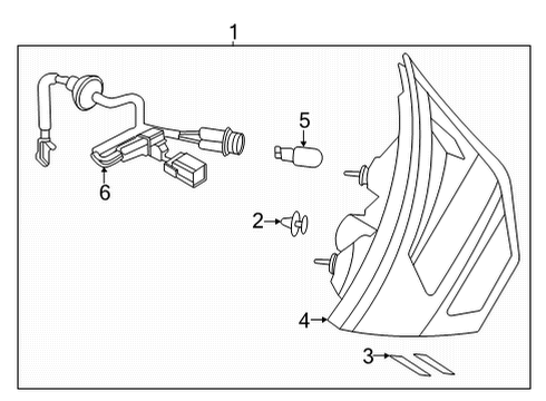 2021 Nissan Rogue Bulbs Diagram 2