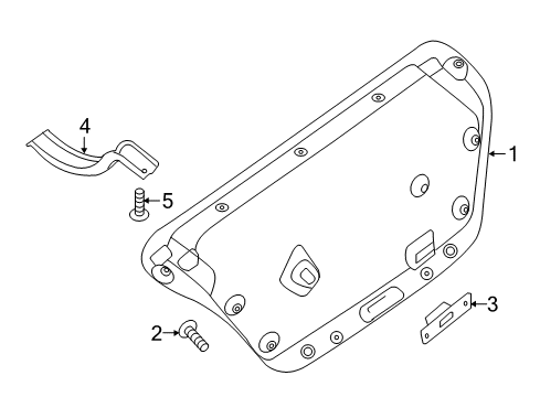 2020 Nissan Maxima Interior Trim - Trunk Lid Diagram