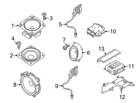 2021 Nissan Titan Sound System Diagram 1