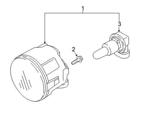 2020 Nissan Armada Bulbs Diagram 1