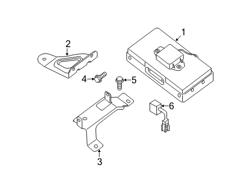 2021 Nissan Frontier Electrical Components Diagram 2