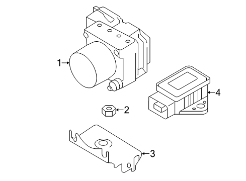 2021 Nissan NV ABS Components Diagram