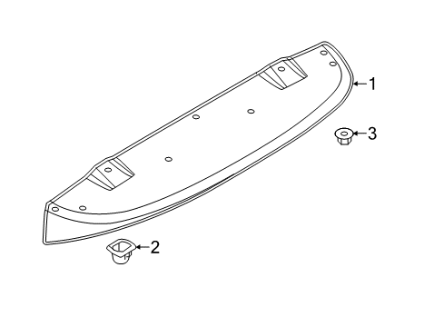 2020 Nissan Armada Rear Spoiler Diagram