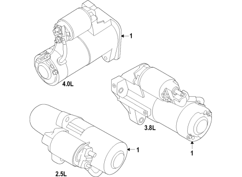 2021 Nissan Frontier Starter Diagram