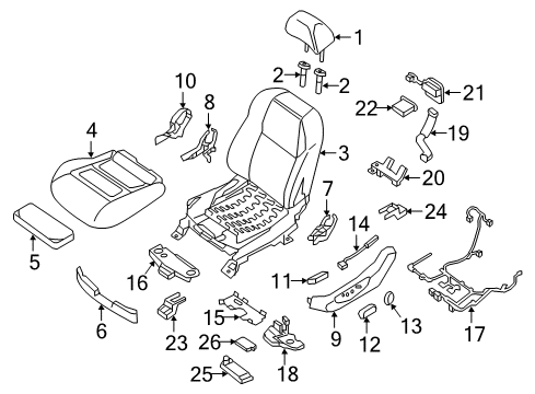 2020 Nissan Maxima Power Seats Diagram 2