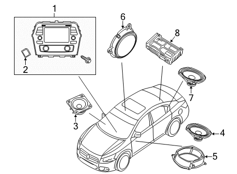 2020 Nissan Maxima Sound System Diagram