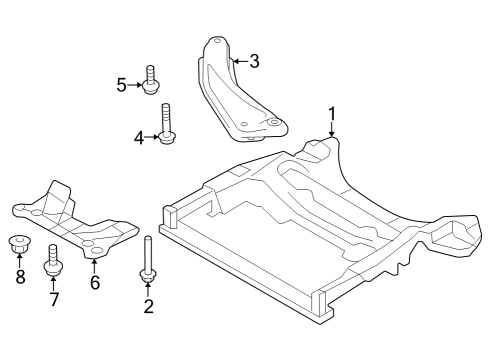 2024 Nissan Z Suspension Mounting - Front Diagram