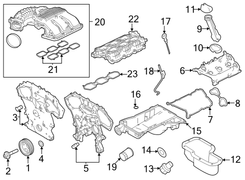 2024 Nissan Frontier Engine Parts Diagram