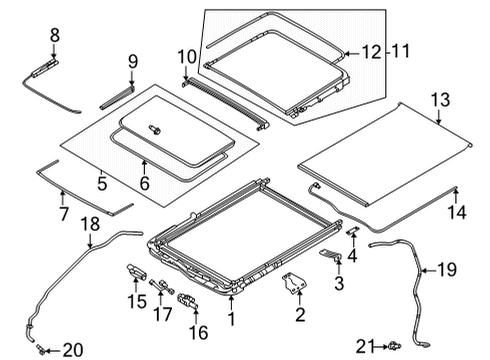 2021 Nissan Titan Sunroof Diagram