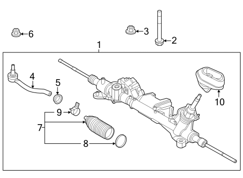 2023 Nissan ARIYA Clamp-Boot Diagram for 48054-6RA0A