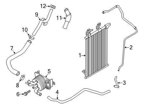 2021 Nissan Titan Trans Oil Cooler Diagram