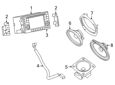 2021 Nissan NV Memory-Card,Map Diagram for 25920-9HT0C