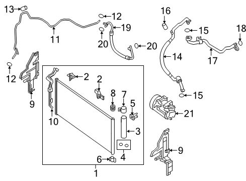 2020 Nissan Maxima Switches & Sensors Diagram