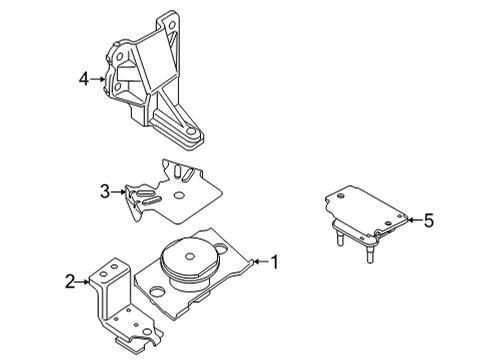 2024 Nissan Frontier Engine Mounting Diagram 1