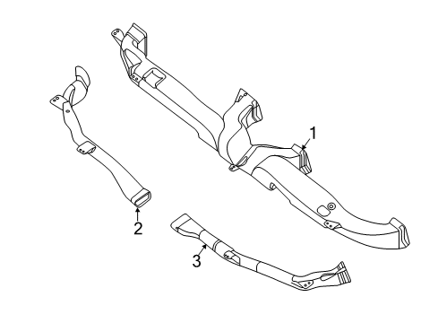 2020 Nissan NV Ducts Diagram