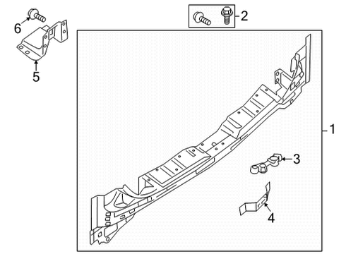 2024 Nissan Pathfinder Rear Body Diagram