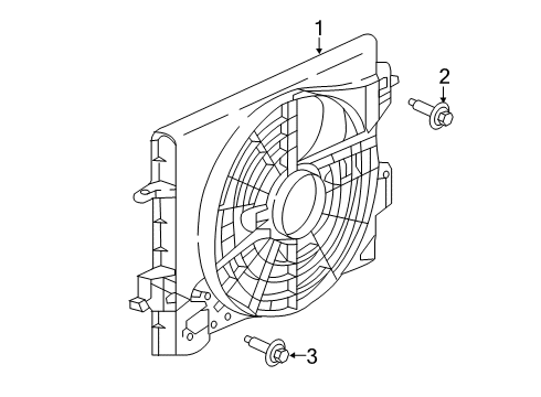 2021 Nissan Kicks Cooling System, Radiator, Water Pump, Cooling Fan Diagram 1