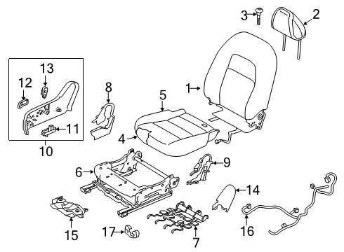 2022 Nissan Altima Power Seats Diagram 3