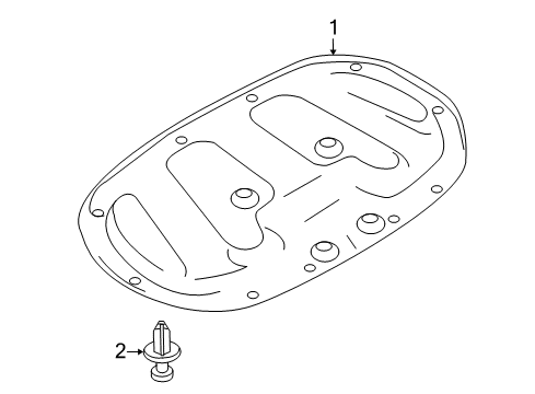 2020 Nissan 370Z Interior Trim - Trunk Lid Diagram