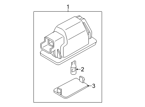 2021 Nissan NV License Lamps Diagram