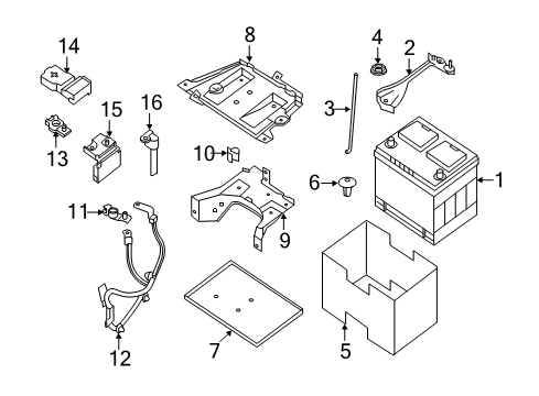 2020 Nissan Pathfinder Battery Diagram