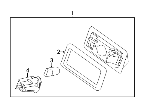 2020 Nissan Pathfinder License Lamps Diagram