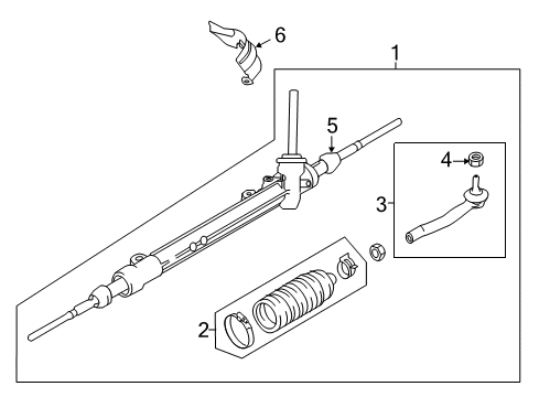 Gear & Linkage Diagram for 48001-8665R