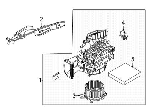 2021 Nissan Sentra Blower Motor & Fan Diagram