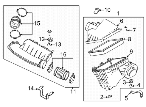 2020 Nissan Frontier Air Intake Diagram