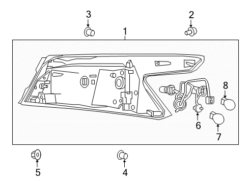 2020 Nissan Maxima Tail Lamps Diagram