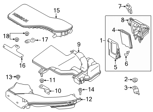 2020 Nissan Rogue Sport Air Intake Diagram