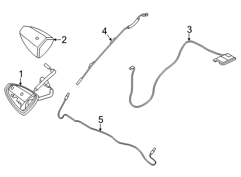 2020 Nissan NV Antenna & Radio Diagram