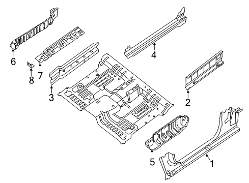 2020 Nissan NV Rocker Panel Diagram