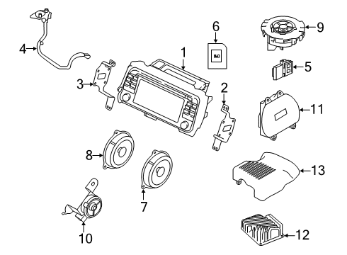 2021 Nissan Kicks Sound System Diagram