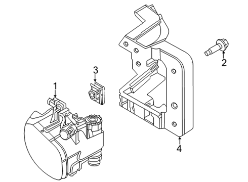 2022 Nissan Pathfinder Fog Lamps Diagram