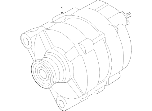 2021 Nissan Titan Alternator Diagram 1