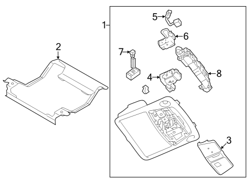 2020 Nissan Armada Sunroof Diagram 1