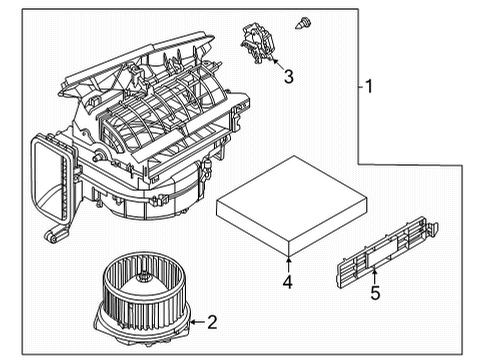 2021 Nissan Rogue Blower Motor & Fan Diagram