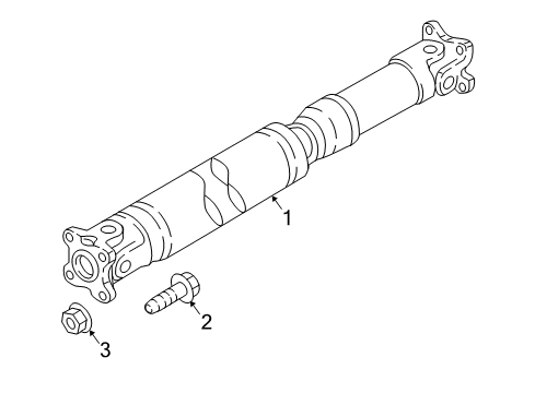 2020 Nissan Armada Drive Shaft - Front Diagram